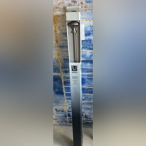 Umbra Silver Curtain Rod Set